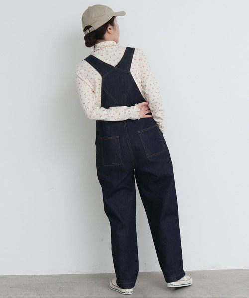 CHILD WOMAN(チャイルドウーマン)の「フライス小花プリント タートル長袖プルオーバー(Tシャツ/カットソー・レディース・アイボリー/サックスブルー/イエロー/ブルー系その他/オレンジ・FREE)」の11枚目の写真