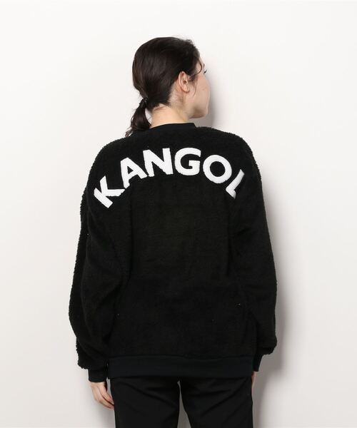 KANGOL カンゴール ファーフリースプルオーバー トレーナー