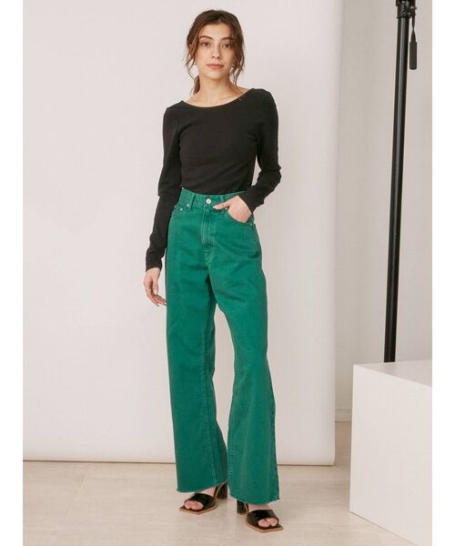 EVRIS（エヴリス）の「スクエアトゥクロコライクサンダル（サンダル・レディース・イエロー/ホワイト/ブラック・LARGE/SMALL/MEDIUM）」の18枚目の写真