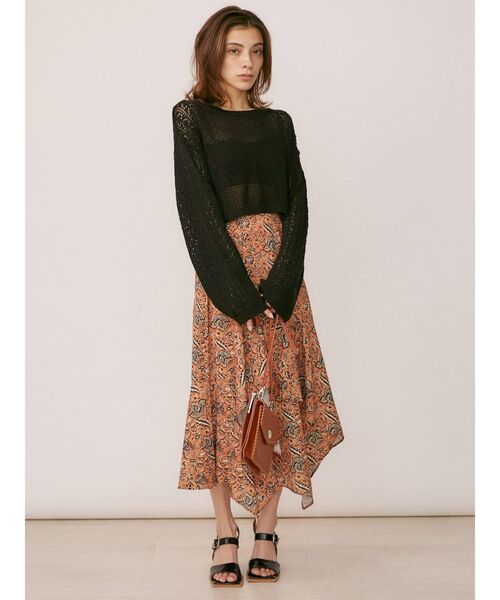 EVRIS（エヴリス）の「スクエアトゥクロコライクサンダル（サンダル・レディース・イエロー/ホワイト/ブラック・LARGE/SMALL/MEDIUM）」の19枚目の写真