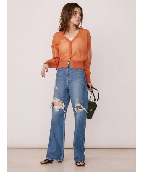 EVRIS（エヴリス）の「スクエアトゥクロコライクサンダル（サンダル・レディース・イエロー/ホワイト/ブラック・LARGE/SMALL/MEDIUM）」の20枚目の写真