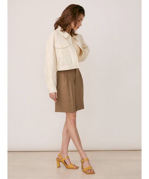 EVRIS（エヴリス）の「スクエアトゥクロコライクサンダル（サンダル・レディース・イエロー/ホワイト/ブラック・LARGE/SMALL/MEDIUM）」の10枚目の写真