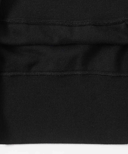 X-girl(エックスガール)の「PANELLED HALF ZIP SWEAT TOP(スウェット・レディース・イエロー/ブラック/アッシュ・M/S)」の16枚目の写真