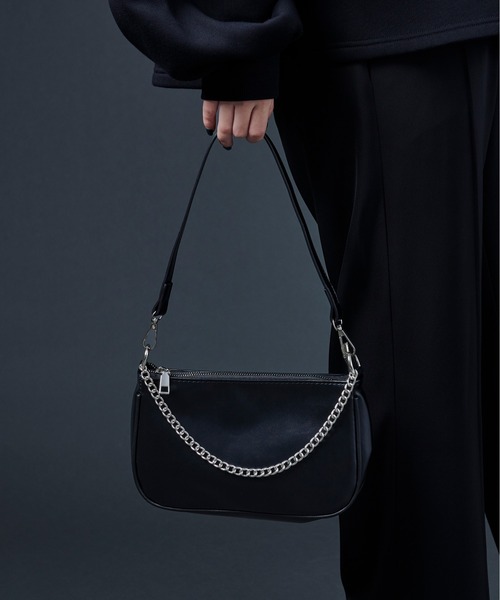 Ellno Loset（エルノロゼット）の「ケース付きショルダーバッグ（ショルダーバッグ・レディース・ブラック・FREE）」の3枚目の写真