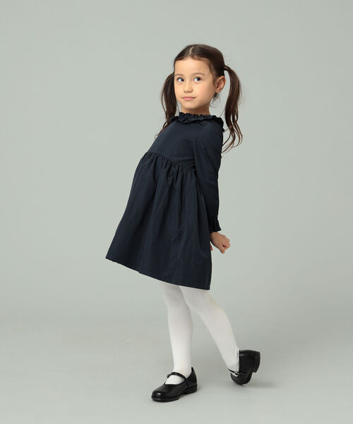 ✤タグ付き新品✤B:MING by BEAMS 紺色 袖フリル ワンピース ✤タグ付き新品✤B:MING by BEAMS 紺色 袖フリル ワンピース B:MING by