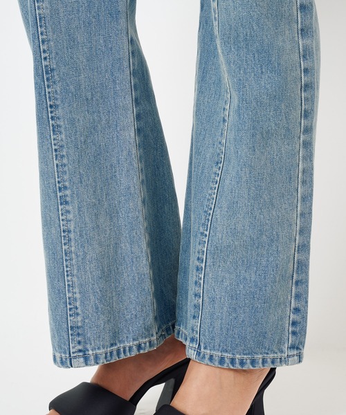 SPIRALGIRL（スパイラルガール）の「サイドオープンベルトデニム