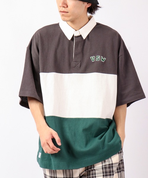 VISION STREET WEAR コットンラガーポロシャツ（ポロシャツ）｜VISION
