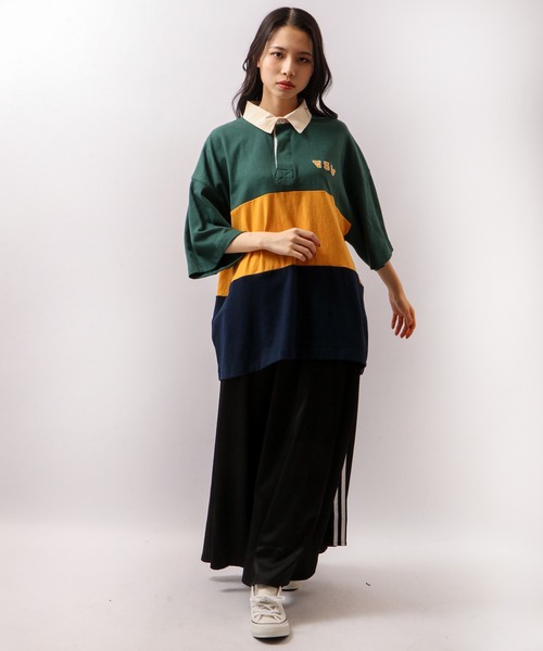 VISION STREET WEAR(ヴィジョンストリートウェア)の「VISION STREET WEAR コットンラガーポロシャツ(ポロシャツ・メンズ・グレー系その他/ネイビー/グリーン・LL/M/L)」の12枚目の写真