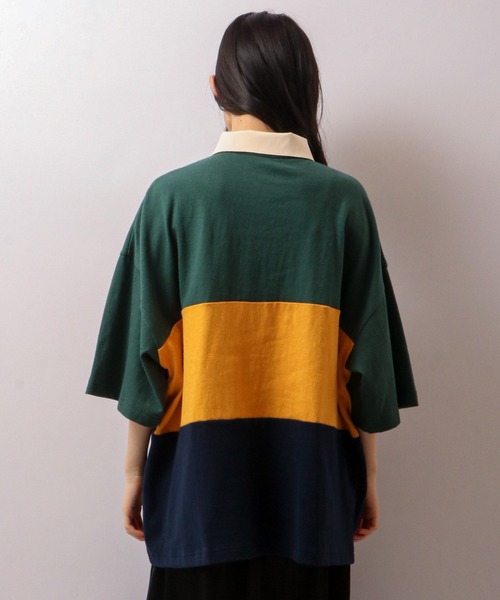 VISION STREET WEAR(ヴィジョンストリートウェア)の「VISION STREET WEAR コットンラガーポロシャツ(ポロシャツ・メンズ・グレー系その他/ネイビー/グリーン・LL/M/L)」の11枚目の写真