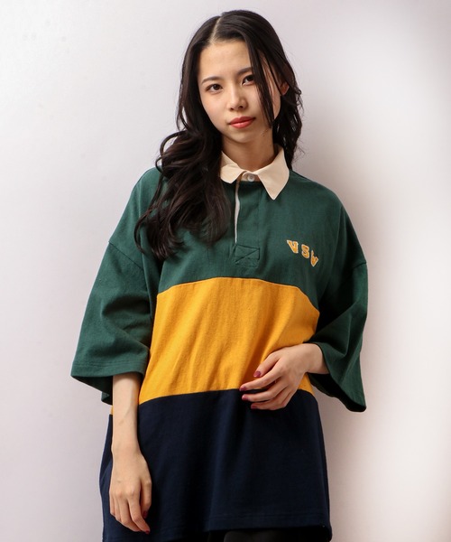 VISION STREET WEAR(ヴィジョンストリートウェア)の「VISION STREET WEAR コットンラガーポロシャツ(ポロシャツ・メンズ・グレー系その他/ネイビー/グリーン・LL/M/L)」の22枚目の写真
