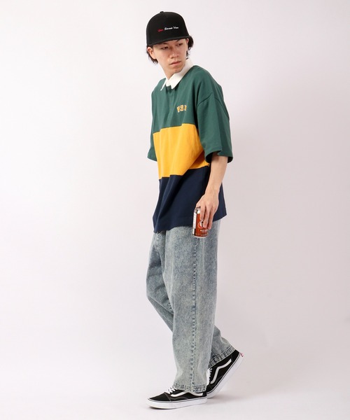 VISION STREET WEAR(ヴィジョンストリートウェア)の「VISION STREET WEAR コットンラガーポロシャツ(ポロシャツ・メンズ・グレー系その他/ネイビー/グリーン・LL/M/L)」の15枚目の写真