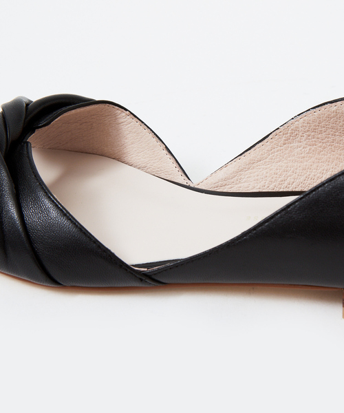 PICHE ABAHOUSE(ピシェ アバハウス)の「ツイストオープントゥパンプス(サンダル・レディース・サックスブルー/クリーム/シャンパン/ブラック・38/35/39/37/36)」の16枚目の写真