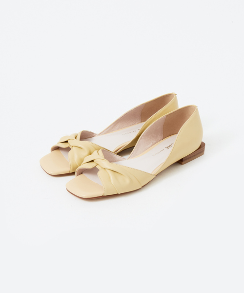 PICHE ABAHOUSE(ピシェ アバハウス)の「ツイストオープントゥパンプス(サンダル・レディース・サックスブルー/クリーム/シャンパン/ブラック・38/35/39/37/36)」の19枚目の写真