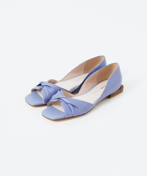 PICHE ABAHOUSE(ピシェ アバハウス)の「ツイストオープントゥパンプス(サンダル・レディース・サックスブルー/クリーム/シャンパン/ブラック・38/35/39/37/36)」の22枚目の写真