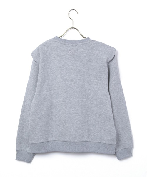 MADEMOISELLE ROPE'（マドモアゼル ロペ）の「【JUST FEMALE】キルティングパデッドスウェット（スウェット・レディース・チャコールグレー・FREE）」の4枚目の写真