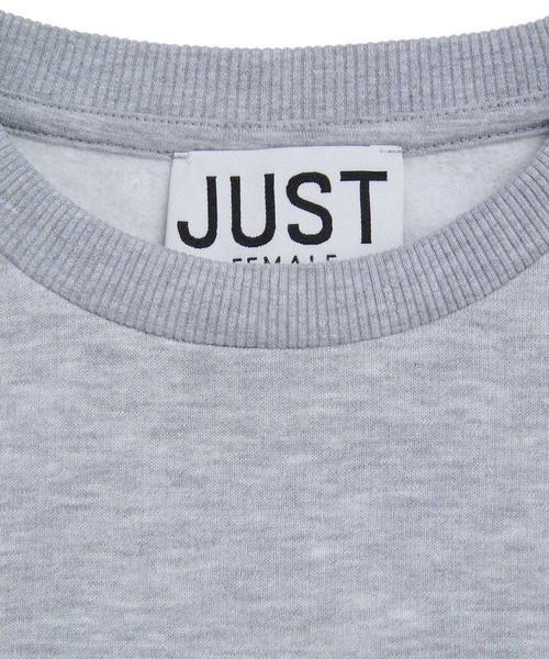 MADEMOISELLE ROPE'（マドモアゼル ロペ）の「【JUST FEMALE】キルティングパデッドスウェット（スウェット・レディース・チャコールグレー・FREE）」の10枚目の写真