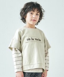 apres les cours | アップリケロゴ2PTシャツ(Tシャツ/カットソー)