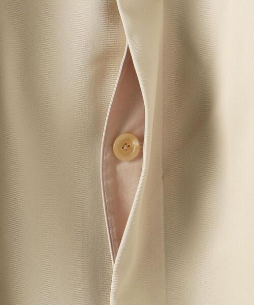 CITEN（シテン）の「＜CITEN（シテン）＞ビッグ バルカラーコート（ステンカラーコート・レディース・ベージュ/オフホワイト・FREE）」の17枚目の写真