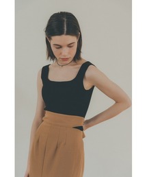 CLANE | SQUARE TANK KNIT TOPS(タンクトップ)