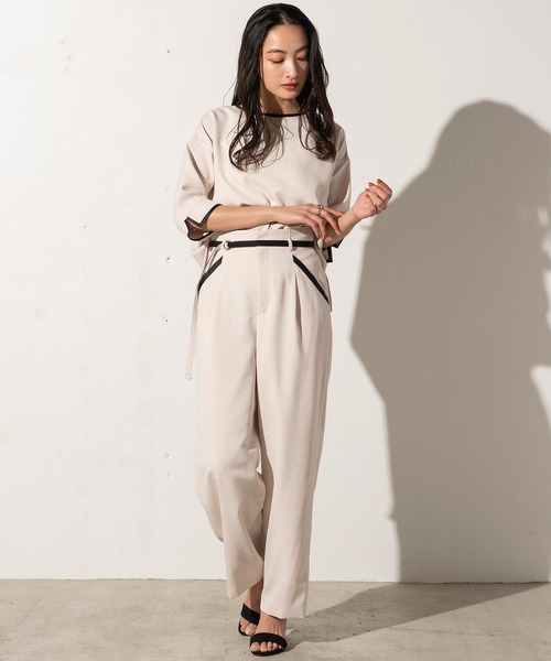 EUCLAID（エウクレイド）の「リネンライクワイドパンツ（その他パンツ 