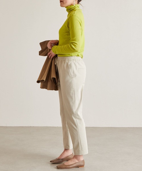 BEARDSLEY（ビアズリー）の「コナユキテレコハイネック（Tシャツ/カットソー・レディース・イエロー/ブルー/ライトグレー/ブラック/ネイビー・FREE）」の7枚目の写真