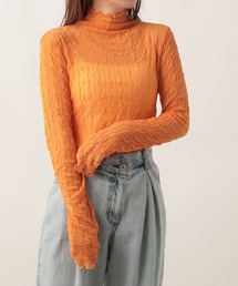 Heather | ウネウネシアーカットソー  276040(Tシャツ/カットソー)