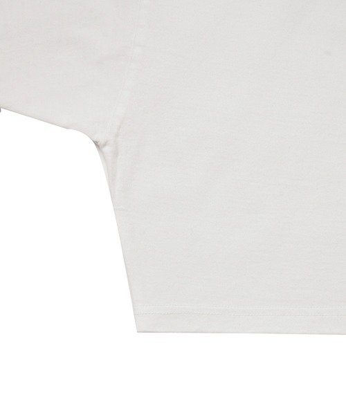 X-girl（エックスガール）の「BOX LOGO S/S WIDE TEE/ボックスロゴ　ワイドTシャツ（Tシャツ/カットソー・レディース・ライトブルー/ライトグリーン/ホワイト/チャコール・M/S）」の9枚目の写真