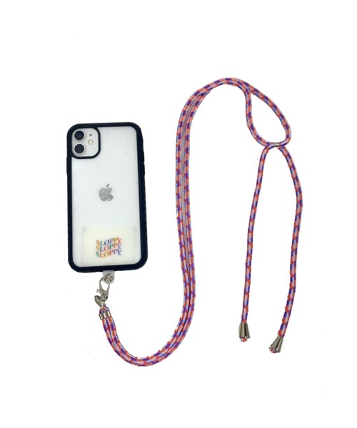 WHO'S WHO gallery(フーズフーギャラリー)の「【SLOPPY/スロッピー】スマホショルダー(スマホグッズ・レディース・パープル/ピンク/ブルー/グリーン/レッド/ラベンダー・FREE)」の4枚目の写真