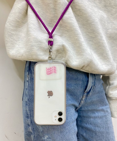 WHO'S WHO gallery(フーズフーギャラリー)の「【SLOPPY/スロッピー】スマホショルダー(スマホグッズ・レディース・パープル/ピンク/ブルー/グリーン/レッド/ラベンダー・FREE)」の18枚目の写真