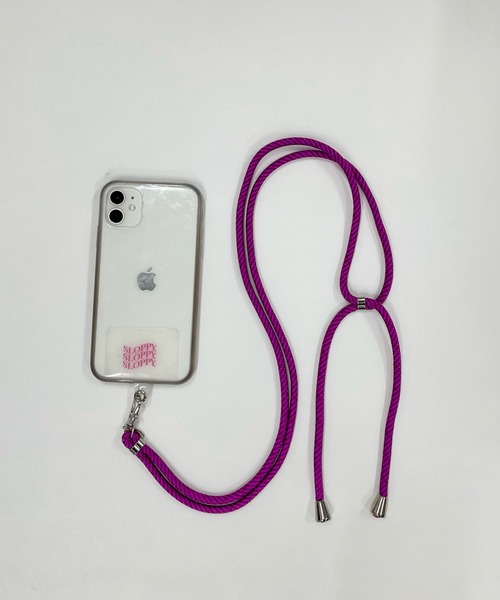 WHO'S WHO gallery(フーズフーギャラリー)の「【SLOPPY/スロッピー】スマホショルダー(スマホグッズ・レディース・パープル/ピンク/ブルー/グリーン/レッド/ラベンダー・FREE)」の19枚目の写真