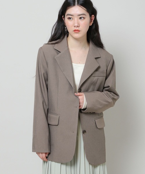 ALAND（エーランド）の「3.3Field Trip／THREE-BUTTON ジャケット  2279887（テーラードジャケット・レディース・ブラック/ブラウン・FREE）」の2枚目の写真