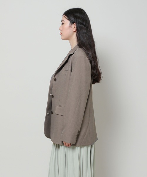 ALAND（エーランド）の「3.3Field Trip／THREE-BUTTON ジャケット  2279887（テーラードジャケット・レディース・ブラック/ブラウン・FREE）」の10枚目の写真