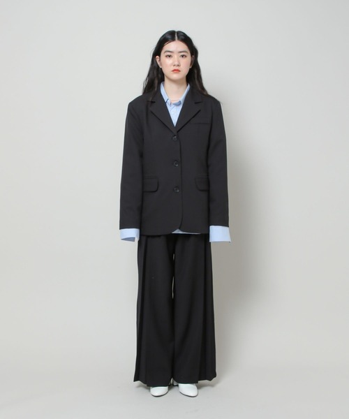 ALAND（エーランド）の「3.3Field Trip／THREE-BUTTON ジャケット  2279887（テーラードジャケット・レディース・ブラック/ブラウン・FREE）」の4枚目の写真