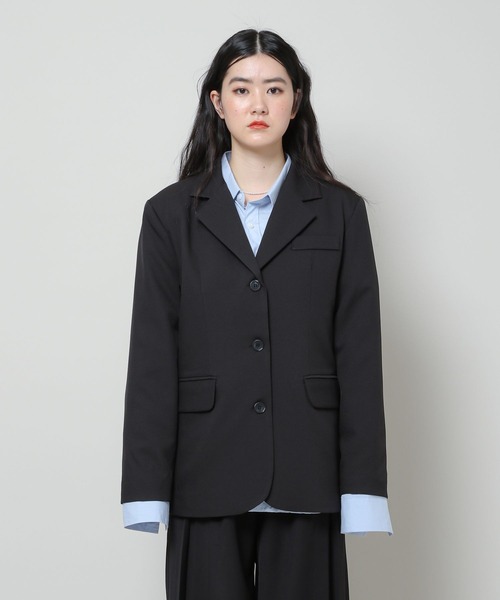 ALAND（エーランド）の「3.3Field Trip／THREE-BUTTON ジャケット  2279887（テーラードジャケット・レディース・ブラック/ブラウン・FREE）」の6枚目の写真