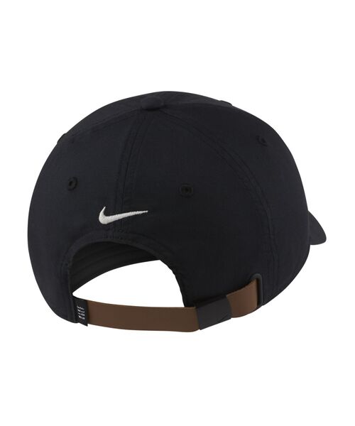 NIKE（ナイキ）の「ナイキ エアロビル ヘリテージ86 プレーヤー ゴルフキャップ / Nike AeroBill Heritage86 Player Golf Hat（キャップ・メンズ・ブラック/グレー系その他/ホワイト・ONE SIZE）」の4枚目の写真