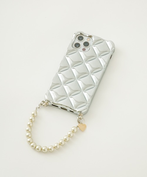 mystic(ミスティック)の「【新色追加!】Lara キルティングスマホショルダー (iphone13対応)(スマホケース/カバー・レディース・シルバー/クリア/アイボリー/ブラック・ONE SIZE)」の10枚目の写真