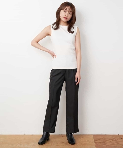 A de a.v.v(アードアー・ヴェ・ヴェ)の「カラーフレアーパンツ(その他パンツ・レディース・グリーン/ブラック/ピンク・SMALL/MEDIUM/38/36)」の2枚目の写真