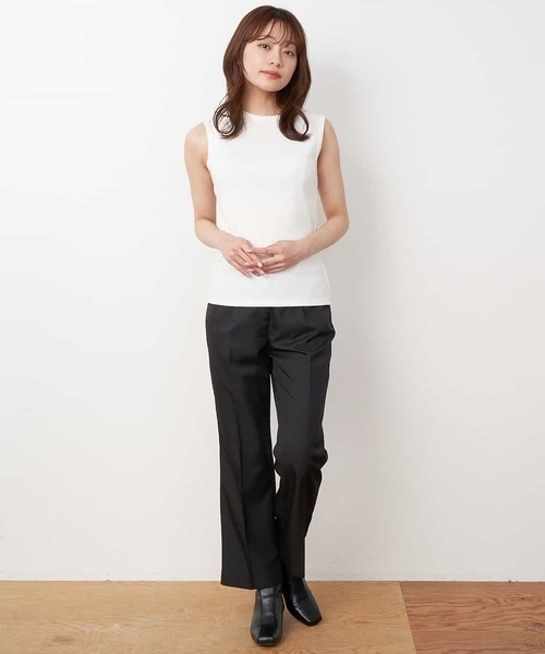 A de a.v.v(アードアー・ヴェ・ヴェ)の「カラーフレアーパンツ(その他パンツ・レディース・グリーン/ブラック/ピンク・SMALL/MEDIUM/38/36)」の13枚目の写真