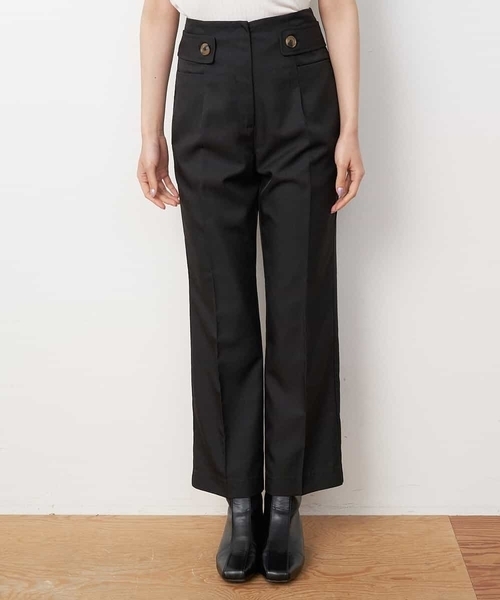 A de a.v.v(アードアー・ヴェ・ヴェ)の「カラーフレアーパンツ(その他パンツ・レディース・グリーン/ブラック/ピンク・SMALL/MEDIUM/38/36)」の15枚目の写真