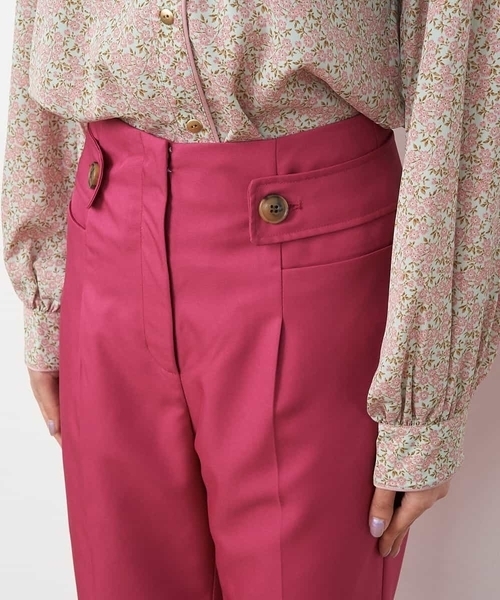 A de a.v.v(アードアー・ヴェ・ヴェ)の「カラーフレアーパンツ(その他パンツ・レディース・グリーン/ブラック/ピンク・SMALL/MEDIUM/38/36)」の20枚目の写真