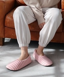 andme（アンドミー）の「2wayボーダールームシューズ（ルームシューズ/スリッパ）」