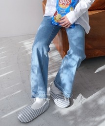 andme（アンドミー）の「2wayボーダールームシューズ（ルームシューズ/スリッパ）」