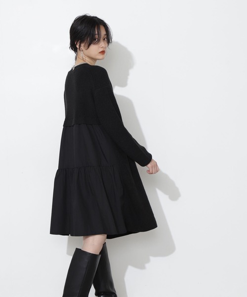 セール ブランド古着 ニットワンピース ワンピース Natural Beauty Basic ナチュラルビューティーベーシック のファッション通販 Zozoused