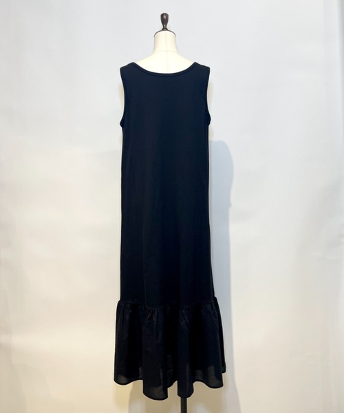 Libra Cue（リブラ キュー）の「ドッキングインナータンクワンピース（インナーウェア/肌着・レディース・ホワイト/ブラック・FREE）」の5枚目の写真