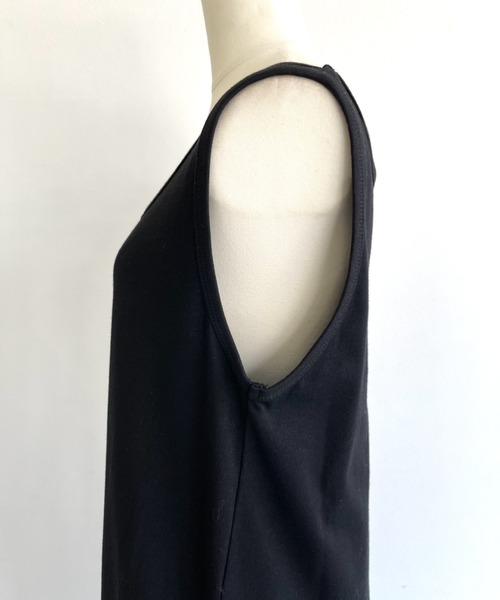 Libra Cue（リブラ キュー）の「ドッキングインナータンクワンピース（インナーウェア/肌着・レディース・ホワイト/ブラック・FREE）」の17枚目の写真