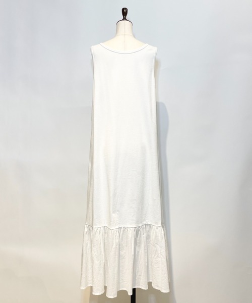 Libra Cue（リブラ キュー）の「ドッキングインナータンクワンピース（インナーウェア/肌着・レディース・ホワイト/ブラック・FREE）」の15枚目の写真