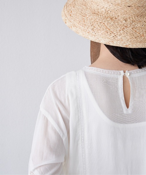 Libra Cue（リブラ キュー）の「ドッキングインナータンクワンピース（インナーウェア/肌着・レディース・ホワイト/ブラック・FREE）」の13枚目の写真