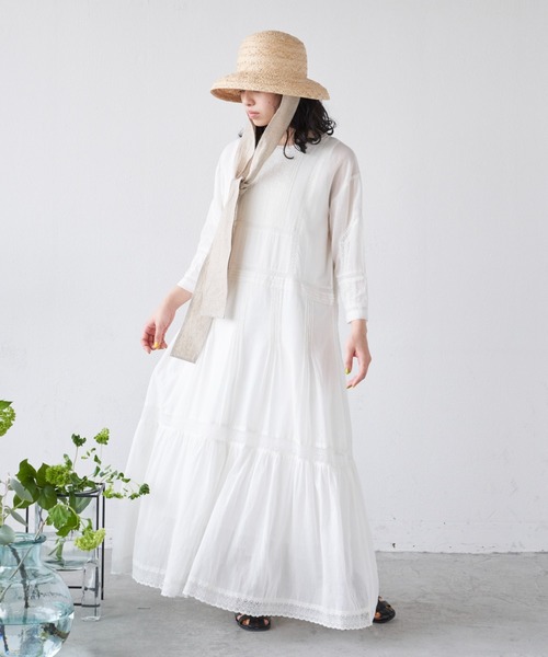 Libra Cue（リブラ キュー）の「ドッキングインナータンクワンピース（インナーウェア/肌着・レディース・ホワイト/ブラック・FREE）」の3枚目の写真