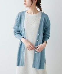 PUAL CE CIN | フランダースリネンVネックカーディガン(カーディガン/ボレロ)
