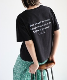 バックロゴプリントTee